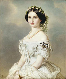 Prinzessin Luise von Preuen, sptere Groherzogin von Baden Portrait, 1857, von Joseph Spelter